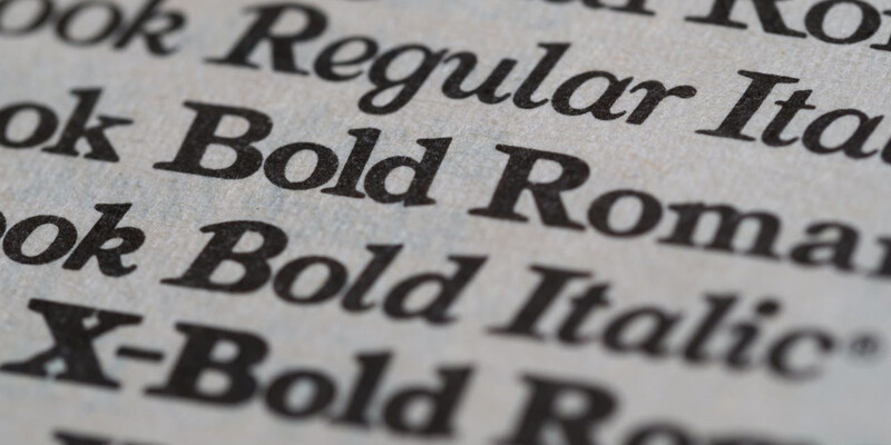 fonts